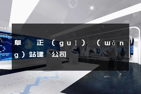 阜寧縣正規(guī)網(wǎng)站建設公司
