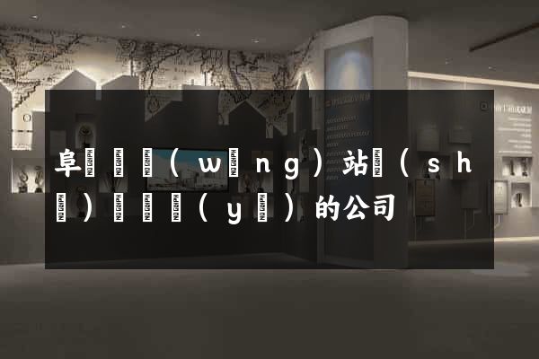 阜寧縣網(wǎng)站設(shè)計專業(yè)的公司