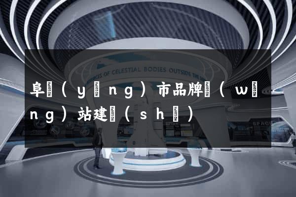 阜陽(yáng)市品牌網(wǎng)站建設(shè)