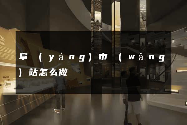 阜陽(yáng)市網(wǎng)站怎么做