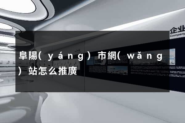 阜陽(yáng)市網(wǎng)站怎么推廣