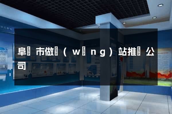 阜陽市做網(wǎng)站推廣公司