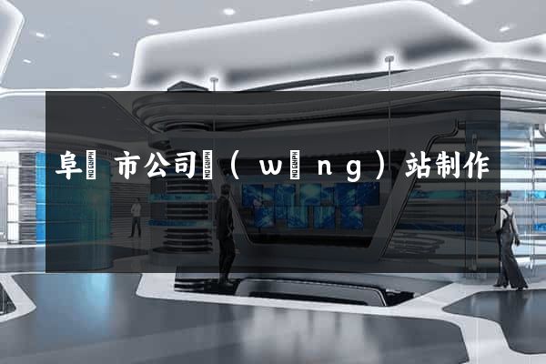 阜陽市公司網(wǎng)站制作
