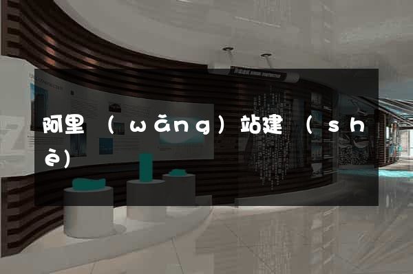 阿里網(wǎng)站建設(shè)