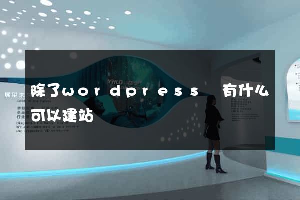 除了wordpress還有什么可以建站