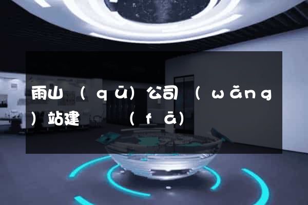 雨山區(qū)公司網(wǎng)站建設開發(fā)