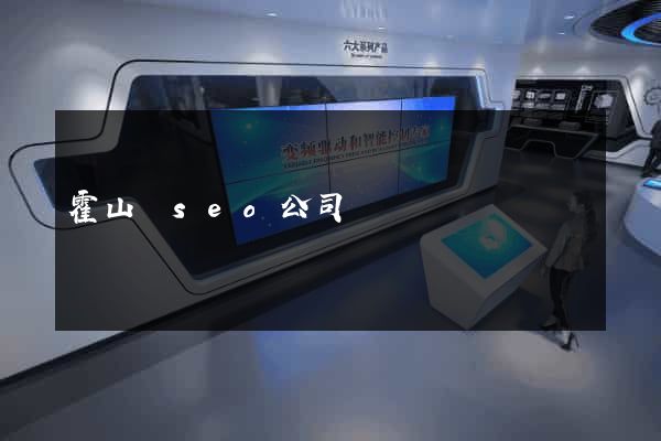 霍山縣seo公司