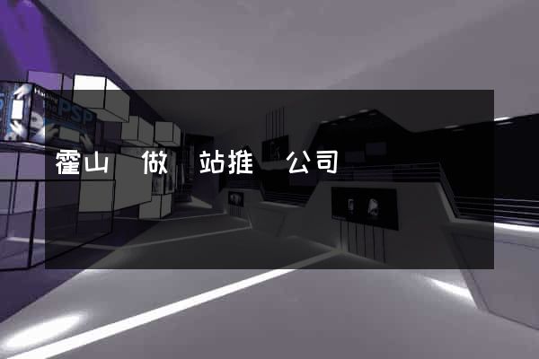 霍山縣做網站推廣公司