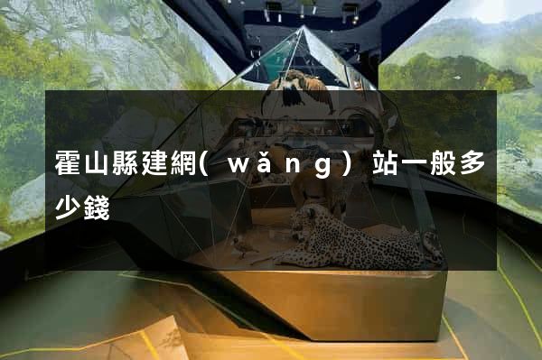 霍山縣建網(wǎng)站一般多少錢