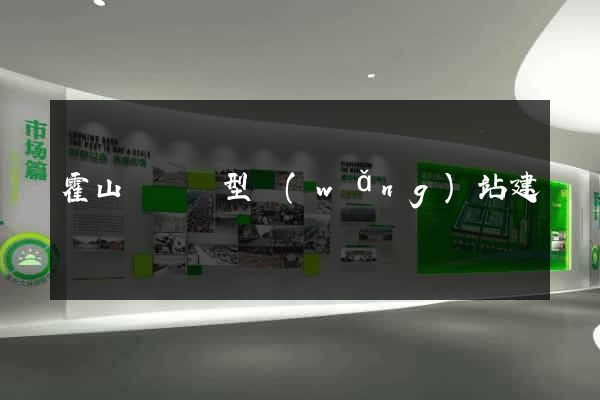 霍山縣營銷型網(wǎng)站建設