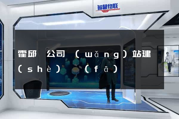 霍邱縣公司網(wǎng)站建設(shè)開發(fā)