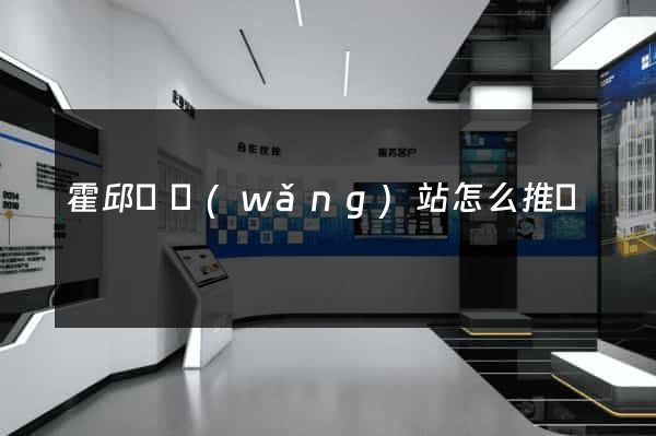 霍邱縣網(wǎng)站怎么推廣