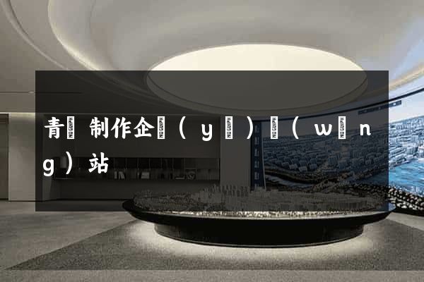 青島制作企業(yè)網(wǎng)站