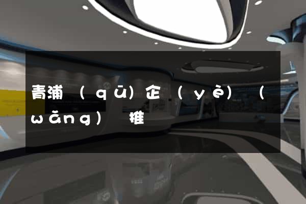 青浦區(qū)企業(yè)網(wǎng)絡推廣