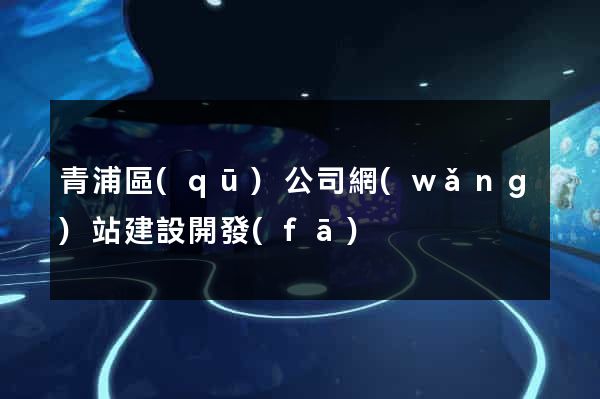 青浦區(qū)公司網(wǎng)站建設開發(fā)