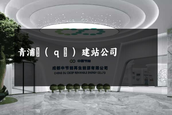 青浦區(qū)建站公司