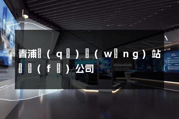 青浦區(qū)網(wǎng)站開發(fā)公司