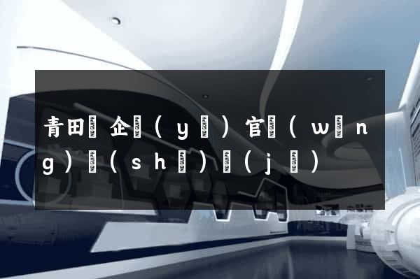 青田縣企業(yè)官網(wǎng)設(shè)計(jì)