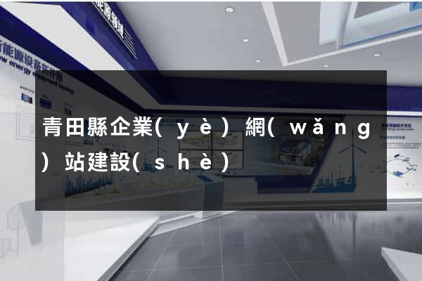 青田縣企業(yè)網(wǎng)站建設(shè)