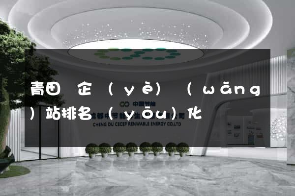 青田縣企業(yè)網(wǎng)站排名優(yōu)化