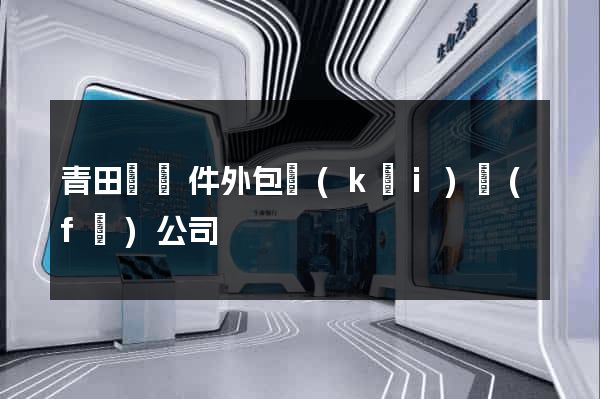 青田縣軟件外包開(kāi)發(fā)公司