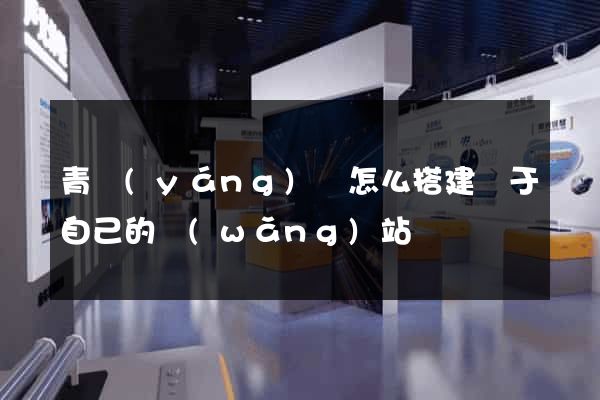 青陽(yáng)縣怎么搭建屬于自己的網(wǎng)站