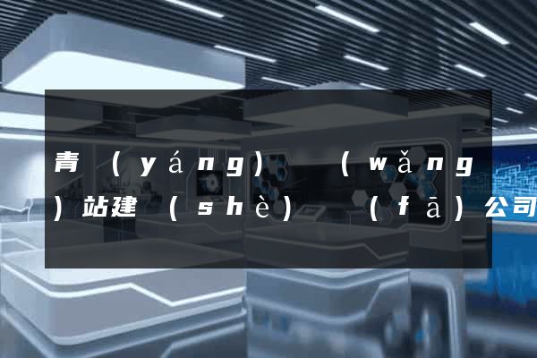 青陽(yáng)縣網(wǎng)站建設(shè)開發(fā)公司