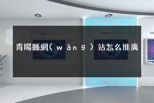 青陽縣網(wǎng)站怎么推廣
