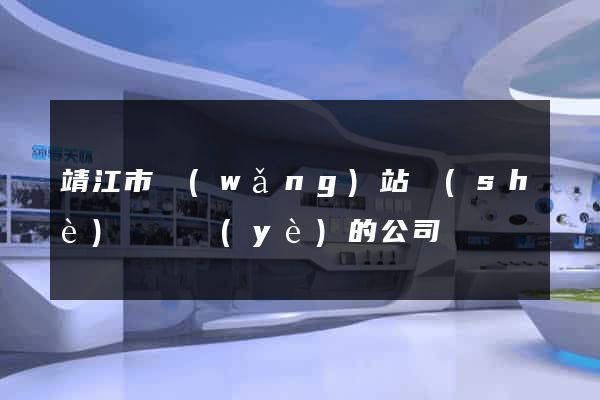 靖江市網(wǎng)站設(shè)計專業(yè)的公司