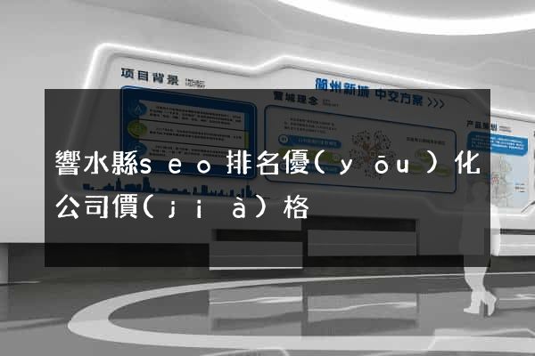 響水縣seo排名優(yōu)化公司價(jià)格