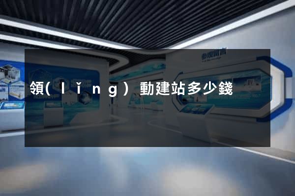 領(lǐng)動建站多少錢