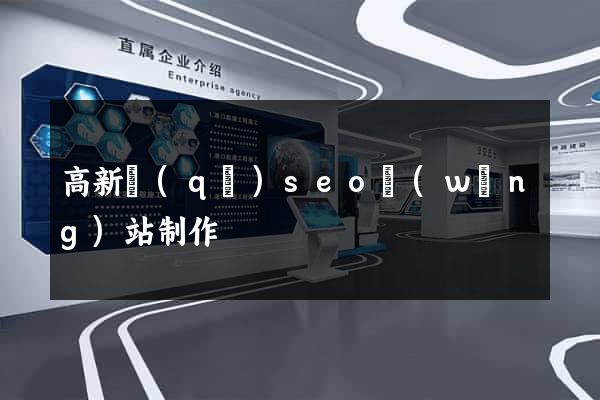 高新區(qū)seo網(wǎng)站制作