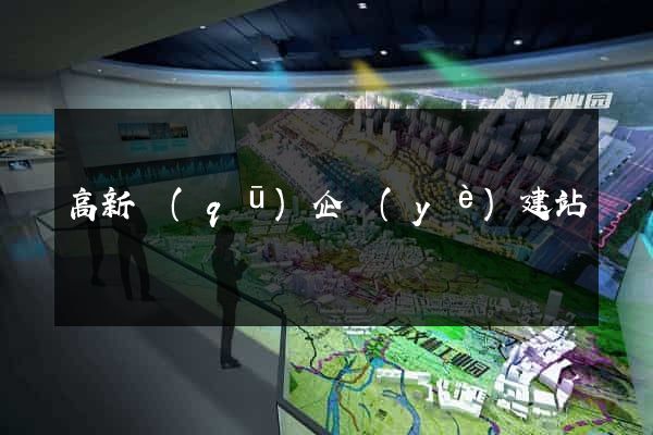 高新區(qū)企業(yè)建站
