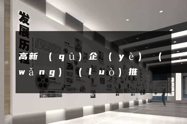 高新區(qū)企業(yè)網(wǎng)絡(luò)推廣