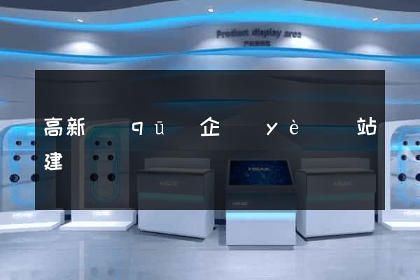 高新區(qū)企業(yè)網站建設
