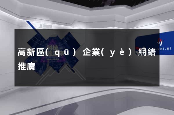 高新區(qū)企業(yè)網絡推廣