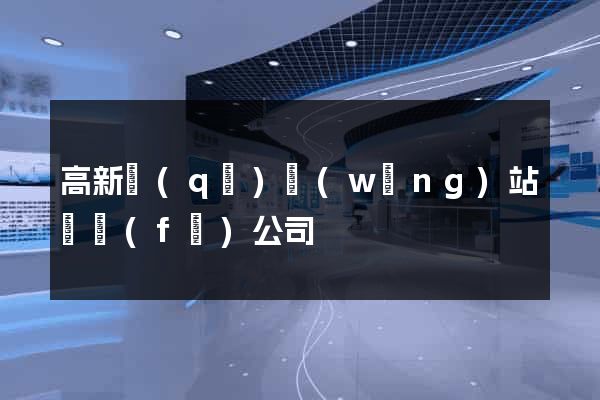 高新區(qū)網(wǎng)站開發(fā)公司