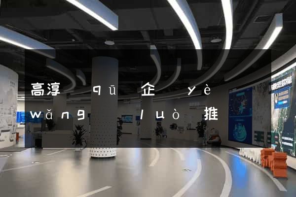 高淳區(qū)企業(yè)網(wǎng)絡(luò)推廣