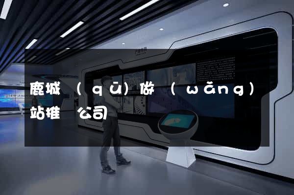 鹿城區(qū)做網(wǎng)站推廣公司