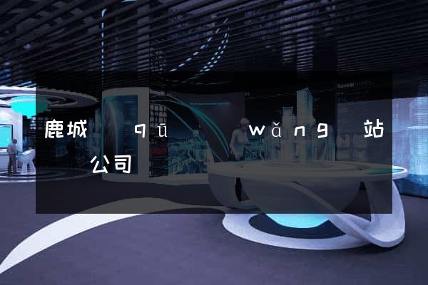 鹿城區(qū)網(wǎng)站設計公司