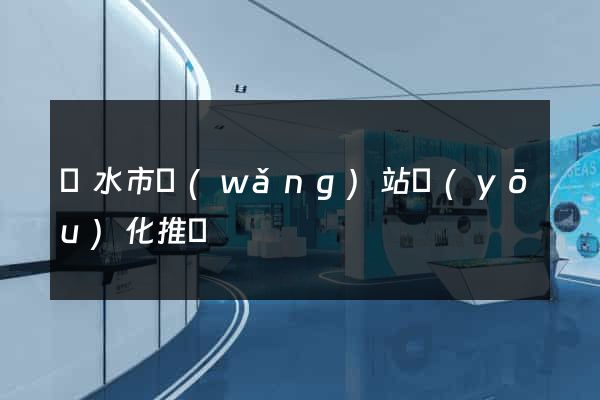 麗水市網(wǎng)站優(yōu)化推廣