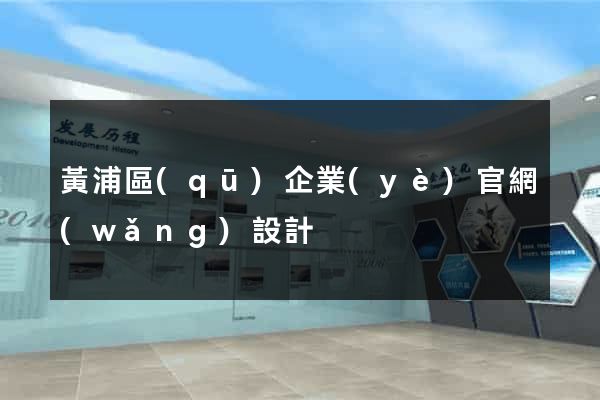 黃浦區(qū)企業(yè)官網(wǎng)設計