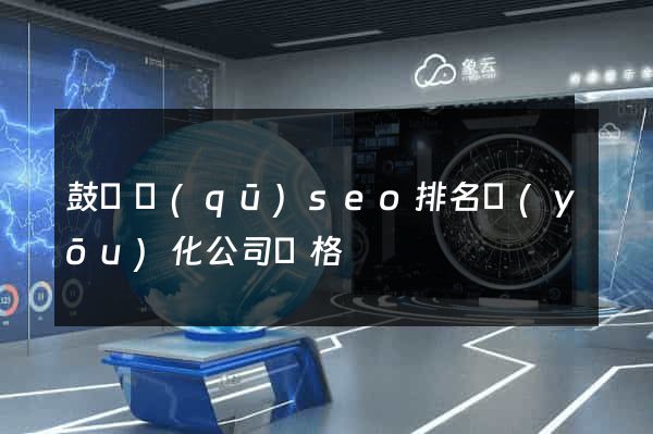 鼓樓區(qū)seo排名優(yōu)化公司價格
