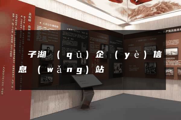 龍子湖區(qū)企業(yè)信息網(wǎng)站