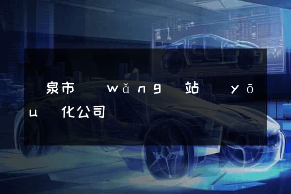 龍泉市網(wǎng)站優(yōu)化公司