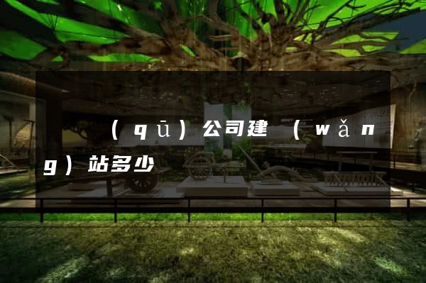 龍灣區(qū)公司建網(wǎng)站多少錢