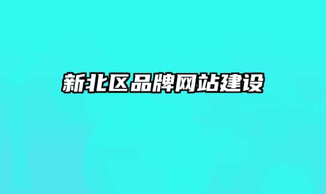 新北區(qū)品牌網(wǎng)站建設(shè)