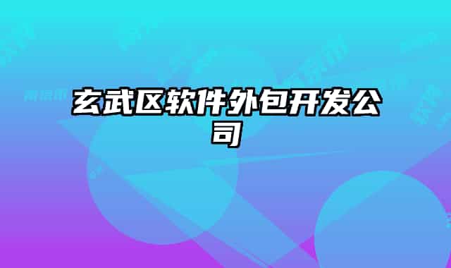 玄武區(qū)軟件外包開發(fā)公司