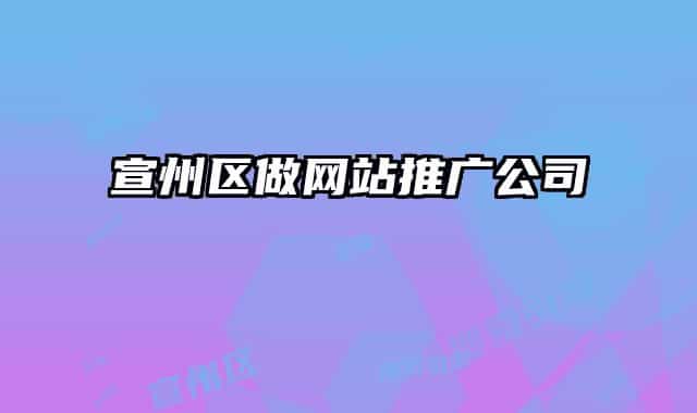 宣州區(qū)做網(wǎng)站推廣公司