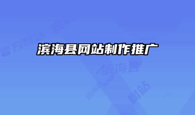 濱海縣網(wǎng)站制作推廣